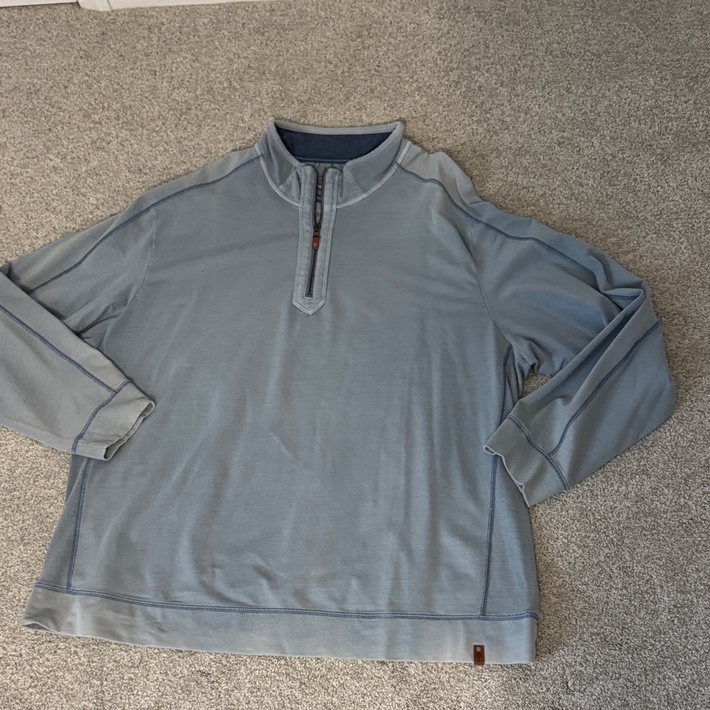 Tommy Bahama Blue Quarter Zip